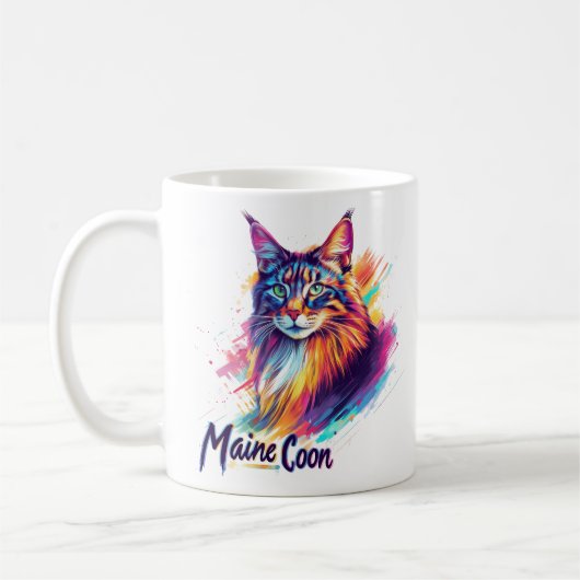 Maine Coon Kaffeetasse (Links)