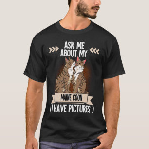 Maine Coon Katze  8 T-Shirt