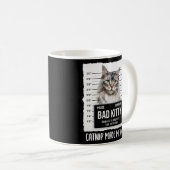 Maine Coon-Katze für Catnip Kaffeetasse (VorderseiteRechts)