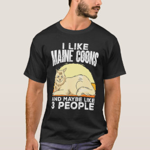 Maine Coon Katze Ich mag Maine Coons und mag viell T-Shirt