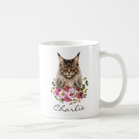 Maine Coon Katze Kaffeetasse (Rechts)