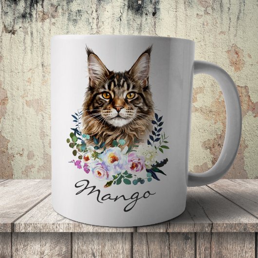 Maine Coon Katze Kaffeetasse