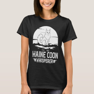 Maine Coon Katze  Kätzchenbesitzer T-Shirt