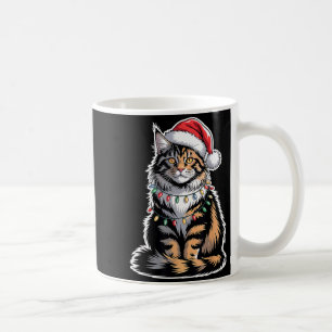 Maine Coon Katze Weihnachten Xmas Kätzchen Katzenl Kaffeetasse