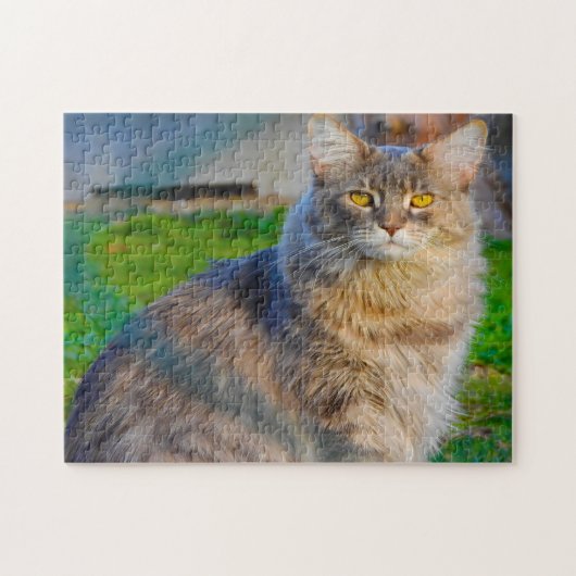 Maine Coon Katzen. Puzzle (Horizontal)