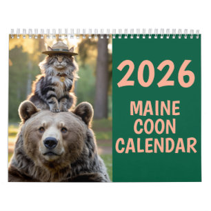 Maine Coon Katzenkalender Kalender
