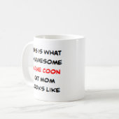 Maine Coon Katzenmutter, großartig Kaffeetasse (Vorderseite Links)
