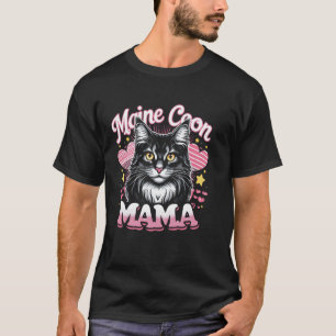 Maine Coon Katzenrasse Haustier - Maine Coon Mama T-Shirt