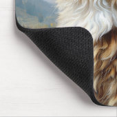 Maine Coon Kitten Portrait Mousepad (Ecke)