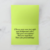 Maine Coon Kitty Cat Niedliche individuell anpassb Karte (Innenseite)