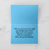 Maine Coon Kitty Cat Niedliche individuell anpassb Karte (Innenseite)