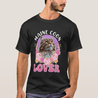 MAINE COON LIEBHABERIN Maine Coon Katzenmama Main  T-Shirt