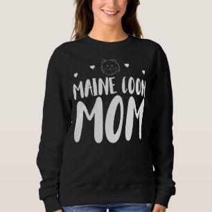 Maine Coon Mama Funny Maine Coon Cat Mama Mutter D Sweatshirt