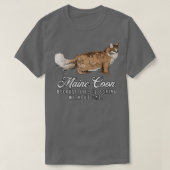 Maine Coon Mama Leben langweilig ohne ein Geschenk T-Shirt (Design vorne)