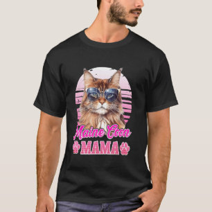 MAINE COON MAMA MAINE COON KATZE MOM MAINE COON Mu T-Shirt