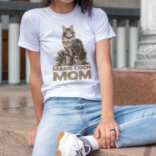MAINE COON MAMA T - SHIRT