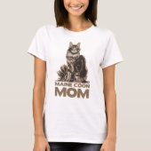 MAINE COON MAMA T - SHIRT (Vorderseite)