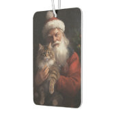 Maine Coon mit Weihnachten Autolufterfrischer (Links)