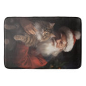 Maine Coon mit Weihnachten Badematte (Vorderseite)