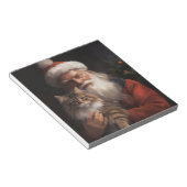 Maine Coon mit Weihnachten Notizblock (angewinkelt)