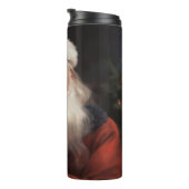 Maine Coon mit Weihnachten Thermosbecher (Nach rechts gedreht)