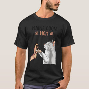 Maine Coon Mutter Katzenbesitzer Liebhaber  T-Shirt