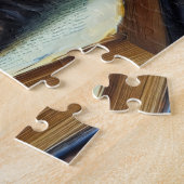 Maine Coon Orange Katze Schlafen im Garten Puzzle (Seite)