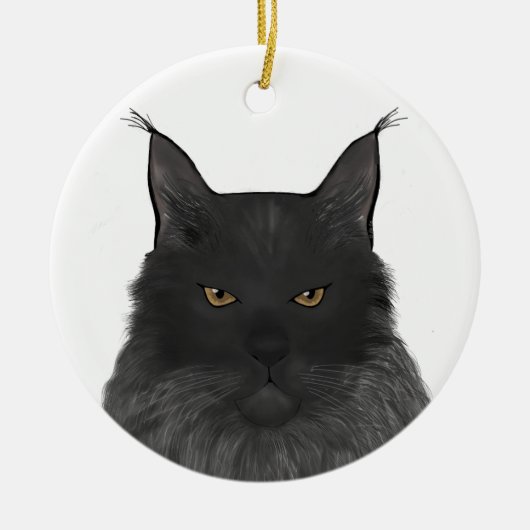 Maine Coon Ornament (Vorne)