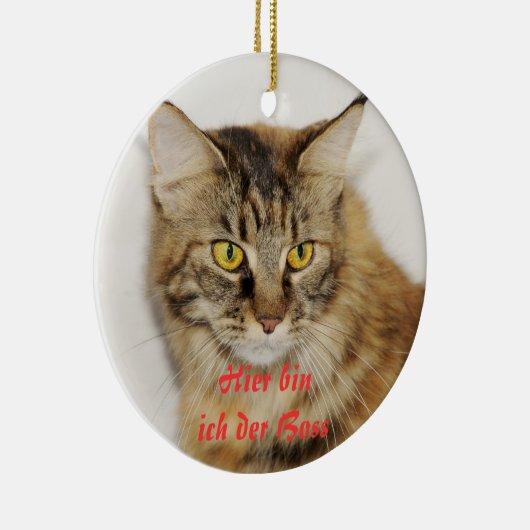 Maine Coon Ornament (Rechts)