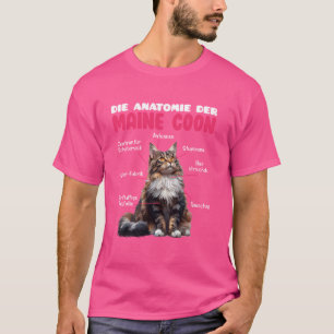 Maine Coon Owner ANATOMY A MAINE COON Cat Daddy T-Shirt