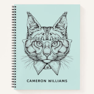 Maine Coon Portrait   Name hinzufügen Notizblock