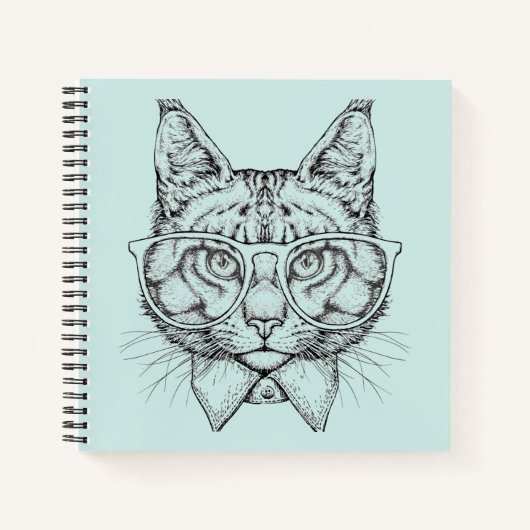 Maine Coon Portrait Notizblock (Vorderseite)