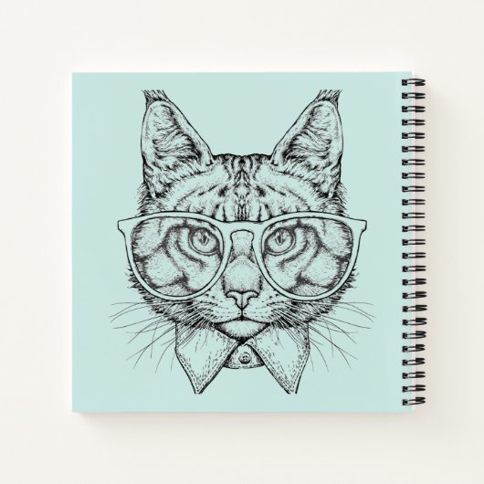 Maine Coon Portrait Notizblock (Rückseite)