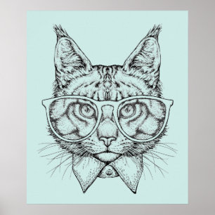 Maine Coon Portrait Poster