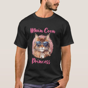 MAINE COON PRINCESS Maine Coon Besitzer Maine Coon T-Shirt