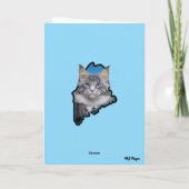 Maine Coon Rocker Karte (Rückseite)