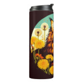 Maine Coon Summer Kitty Cat Thermosbecher (Nach links gedreht)
