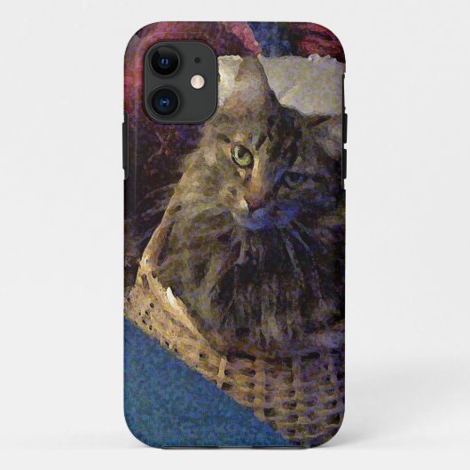 Maine Coon Tabby Cat Case-Mate iPhone Hülle (Rückseite)