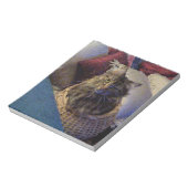 Maine Coon Tabby Cat Notizblock (Rotiert)