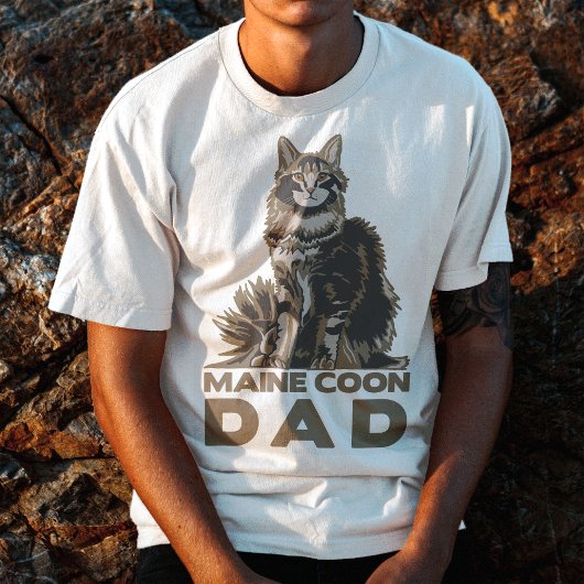 MAINE COON VATER T - SHIRT