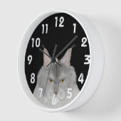 Maine Coon Wall Clock Uhr (Winkel)