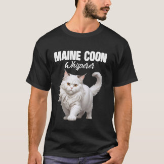 Maine Coon Whisperer Maine Coon Katzenliebhaber T-Shirt