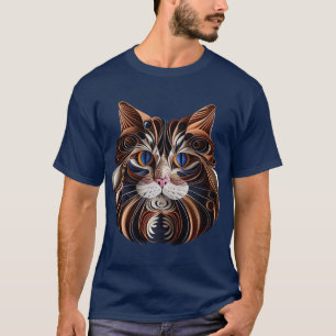 Maine Coone Die Papierkollektion T-Shirt