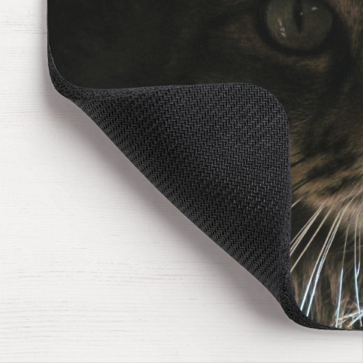 Maine Coons Gesicht Mousepad (Ecke)