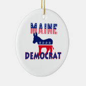 Maine Demokrat Keramikornament (Rechts)