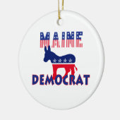 Maine Demokrat Keramikornament (Links)