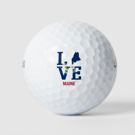 Maine der Liebe des US-Staat Golfball
