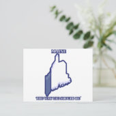 Maine, der Weg wie sollte © Postcard Postkarte (Stehend Vorderseite)