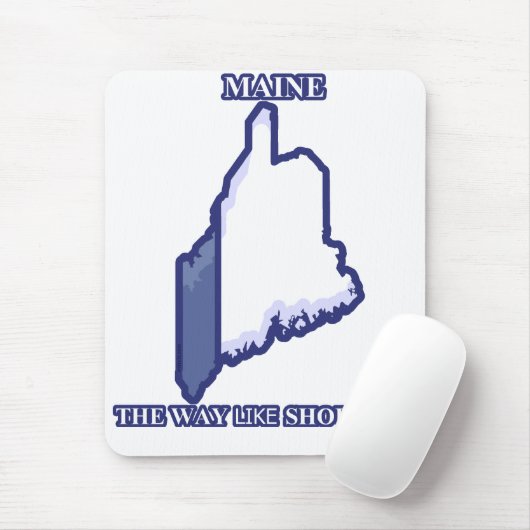 Maine, die Weise WIE sollte © mousepad sein (Mit Mouse)