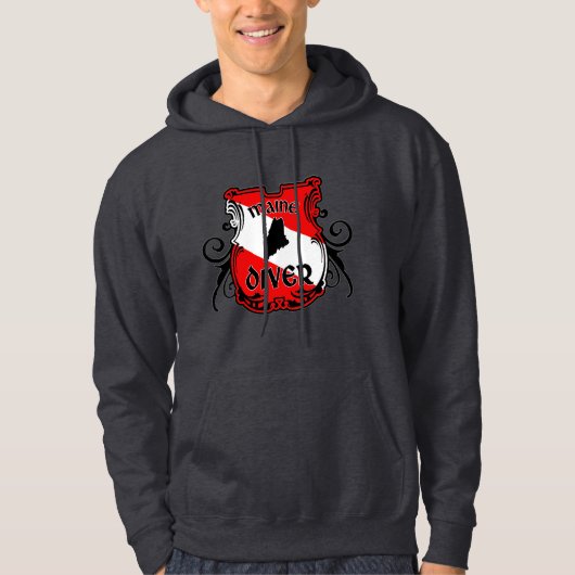Maine Diver Hoodie (Vorderseite)
